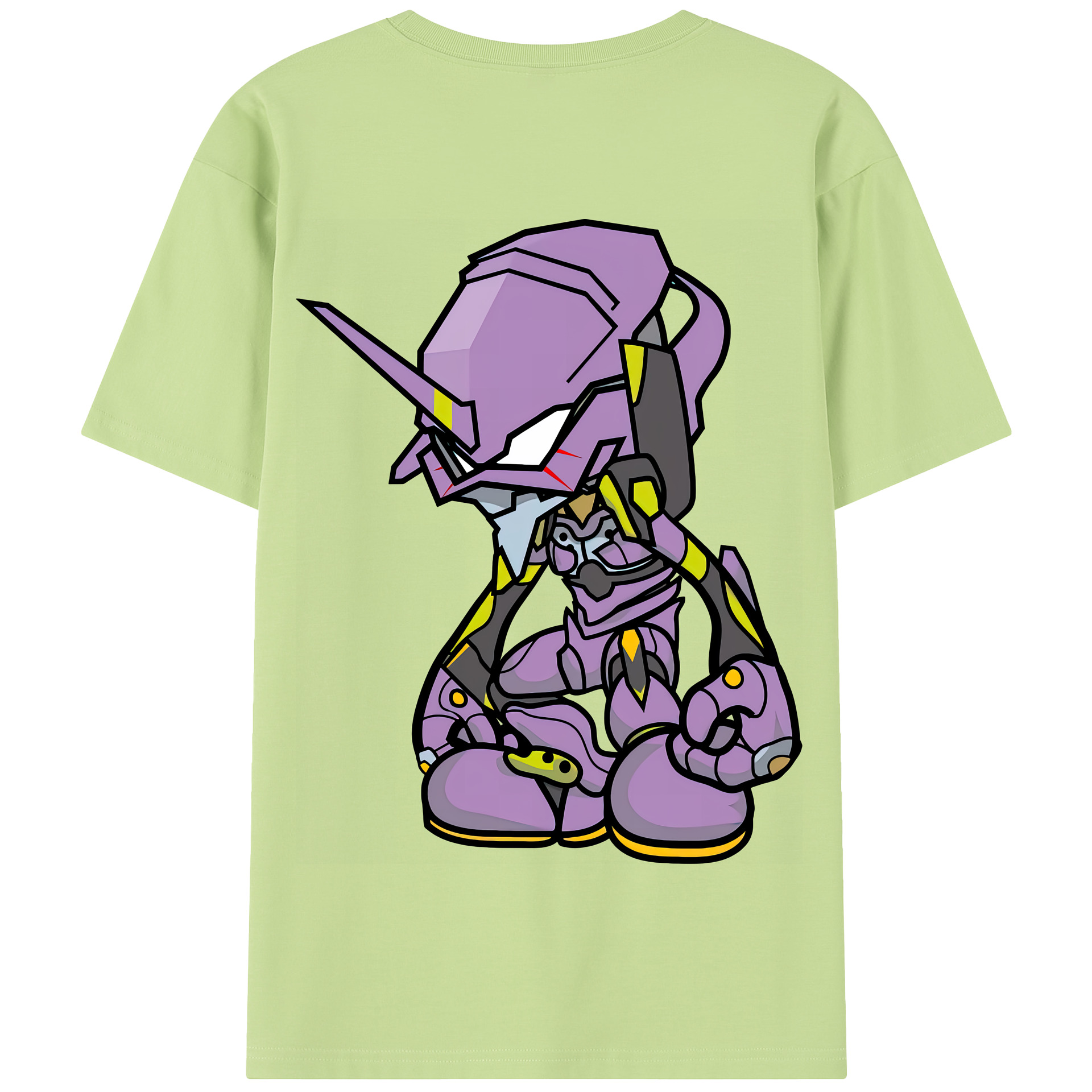 （画像用） EVA 新世紀エヴァンゲリオン 綿100％半袖Tシャツ（背面プリント）